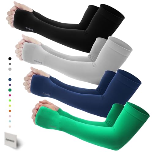GOUNOD Gardening Sleeves to Cover Arms for Women with Thumb Holes-Sun Protection SPF Cooling Driving UV Blocking