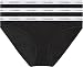 Calvin Klein Damen 3er Pack Slips Bikini Form Baumwolle mit Stretch, Schwarz (Black/Black/Black), M