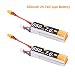 Produktbild 2 STÜCKE 2S Lipo Batterie 7,6 V 650mAh 50C/100C XT30 Stecker für Micro FPV Racing Drone Quadcopter