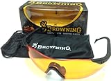 Browning Schießbrille, Claybuster, Orange Schutzblende, schwarz, One Size