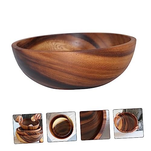 Bol à salade en bois sain et lavable pour simplifier vos repas sains