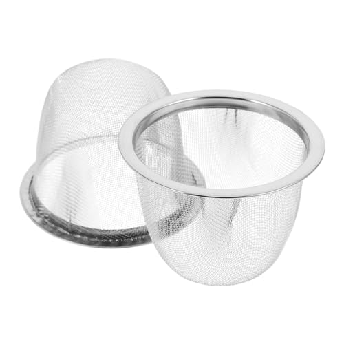 EXHUMKY 2pezzi Infusore Filtri Per Tè Sfuso in Acciaio Resistente Colino Per Teiera Filtro Riutilizzabile Per Foglie Di Tè Facile Da Pulire e Versatile Per Infusioni Rapide