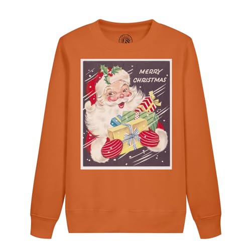 Cadeaux Merry Christmas sweat enfant style vintage et retro Santa