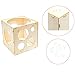 9 Holes Assemblable Wood Balloon Sizer Cube DIY Cube Tool Measurement Box for Party, Birthday, Wedding Decorations