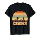 Dresden Skyline Retro Vintage Souvenir Dresden T-Shirt