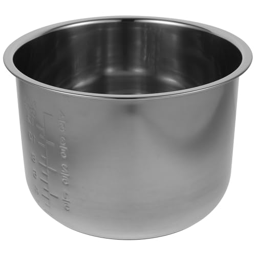 DINHEAROM Olla Arrocera Antiadherente 304 Inoxidable 1pieza Multifuncional para Cocinero de Arroz Utensilio de Cocina para Hornear Pasteles