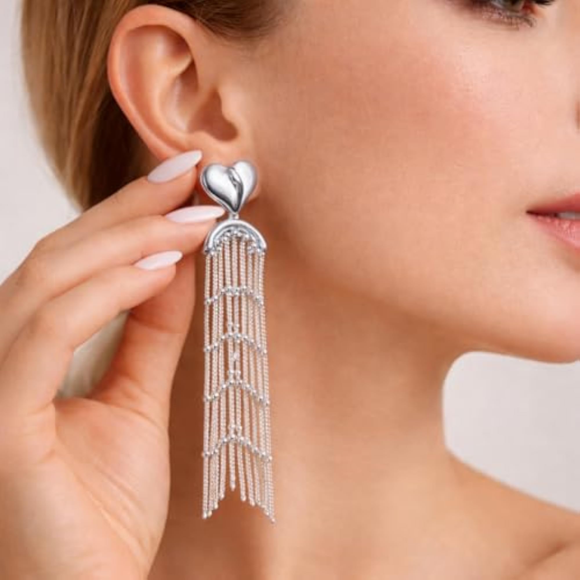 Long Tassel Statement Earrings for Women, Party & Ethnic