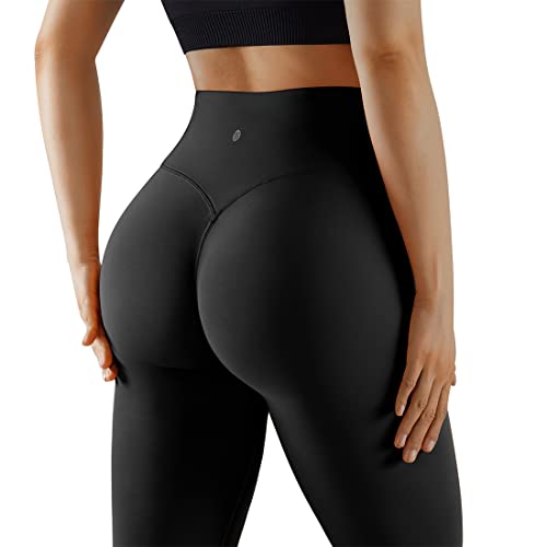 Suuksess Women No Front Seam Buttery Soft Workout Leggings Align High Waisted Yoga Pants (Black, M) #TOP3