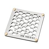 Sécurité par Ventilation: Conçus pour la fonctionnalité, les trivets pour plats chauds utilisent un motif creux en couches pour améliorer les flux d'air, ce qui accélère la réduction de la chaleur et assure une manipulation sûre des ustensiles de cuisine, les rendant idéals pour une utilisation à la maison pendant les repas ou lorsque vous recevez des invités. La ventilation garantit confiance et tranquillité d'.