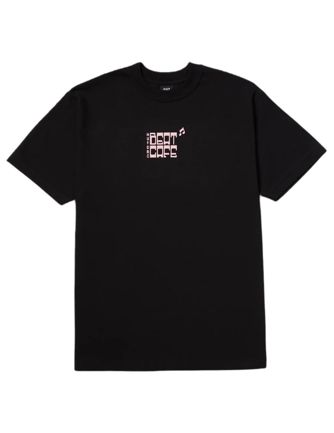 HUFBeat Cafe T-Shirt Black Unisex