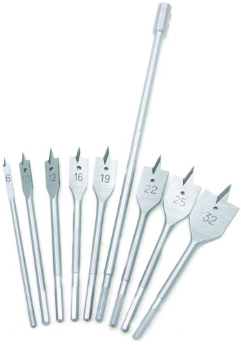 Preisvergleich Produktbild Rolson Tools 48550 Flachfräsbohrer, 10-teiliges Set