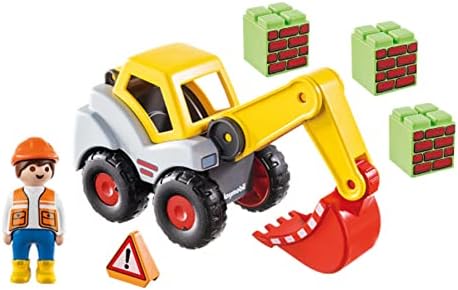 PLAYMOBIL 1.2.3 70125 Koparka, od 1,5 roku