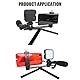 Yerleomit Doppelblitzhalterung 20cm/ 7.87 Inch Blitzhalterung für zwei Blitze Blitzhalterung Kamera Zubehör Fotostudio Blitzhalterung Dual Flash Bracket für 1/4 Zoll Schraube Kamera LED Licht Blitzlic