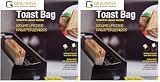 Sunmondo 6x Toastbag - Die Backpapier Tasche für den Toaster - Spüler geeignet, bis zu 50x verwendbar (Packung mit 2)