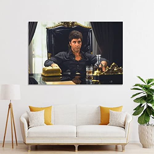Zxcvy Scarface Star Poster Decoration Painting Canvas Wall Art Living Room Poster Poster Decorative Painting Canvas Wall Art Living Room Posters Bedroom Painting 08X12Inch(20X30Cm) #TOP3