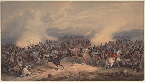 Affiches d'art Hussards bataille Chernaya pour salon et bureau chic