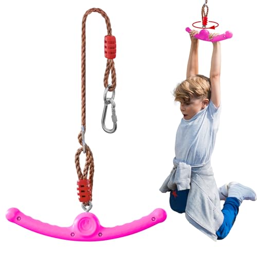 Ninja-Twister 360° Spin Handle: Slackline Swing...