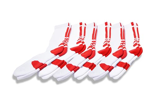 VNG Cushioned Athletic Crew Socks for Men Sizes 9-12, Light Compression Secure Fit Moisture-Wicking Sports Performance2