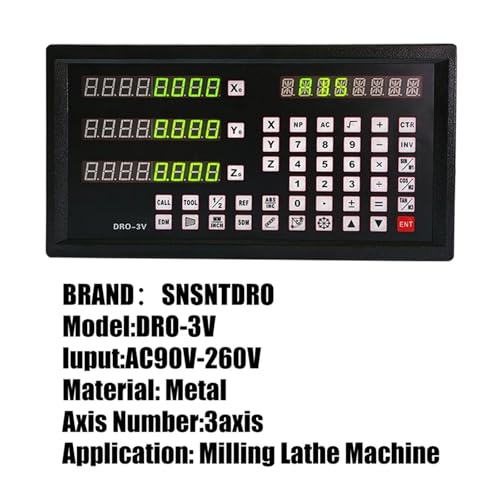 Escala lineal digital de alta precisión para fresadora y torno miniatura 4