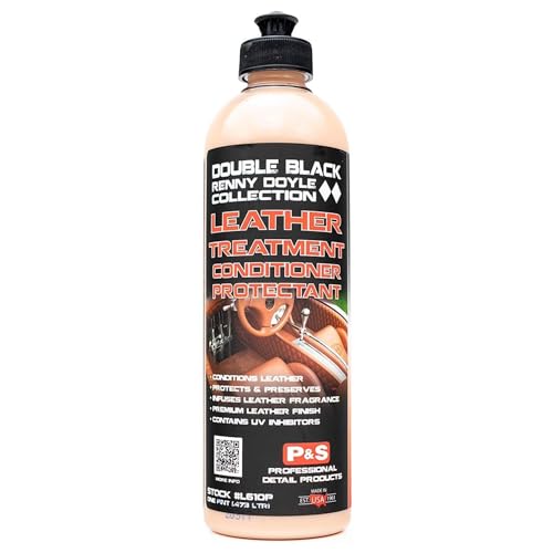 P & S Professional Detail Products Premium Leather Conditioner & Protectant Revives & Reconditions Leather UV Protection & Intense Leather Scent - 1 Pint