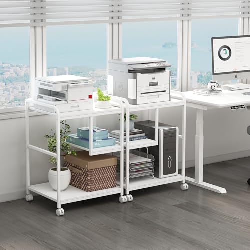 Image of Fannova Large Printer & PC Tower Stand with Wheels for Home Office Storage