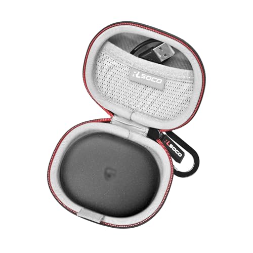 Carrying Case for SoundPEATS GoFree 2/ Anker Soundcore AeroFit Pro Open-Ear Headphones by RLSOCO - Black (Case Only)