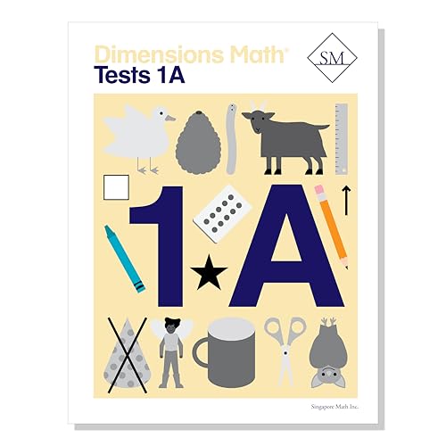 Dimensions Math Tests 1A | Singapore Math Inc. ... 1947226479 Book Cover