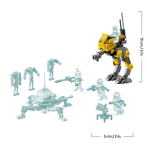 LEGO Star Wars Klonsoldaten des 327. Sternenkorps Battle Pack - Spielzeug für Kinder ab 7 Jahren - Minifiguren zum Bauen und Sammeln - Kreatives Geschenk für Jungen und Mädchen - 75431
