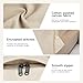 MOYYI Mens Canvas Cloth Backpack fits 15.6 Inch Laptop, Resistant Vintage Backpack for Commute, Work, Travel, College (Beige)