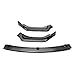 MotorFansClub 3pcs Front Bumper Lip Splitter Fit for Infiniti Q50 Base 2018 2019 2020 2021 2022 2023 Trim Protection Splitter Spoiler, Carbon Fiber Style