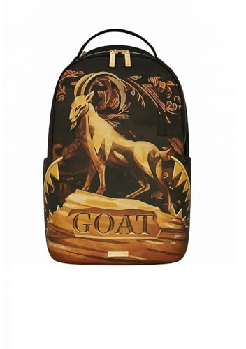 Sprayground 25 G.O.A.T. DLXSV Backpack, Multi-Color, One Size, Unisex, Streetwear Style