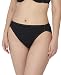 Natori Women's Bliss Cotton French Cut Panty, Black, Large