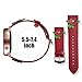 Ribivaul Handmade Rose Leather Bands Compatible Galaxy Watch 42mm Bands/Active 40mm Band Women 20mm Fashion Flower Wristband with Rose Gold Buckle for Samsung Galaxy Watch 42mm R810