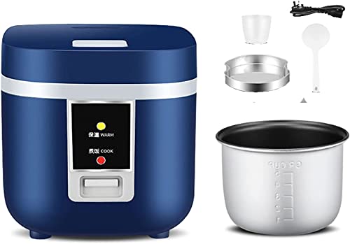SilteD 1.2L Mini Rice Cooker Electric Rice Steamer for 2 with Keep Warm Function 200W, Removable Non Stick Rice Pot Automatic Thermal Insulation Rice Cooker