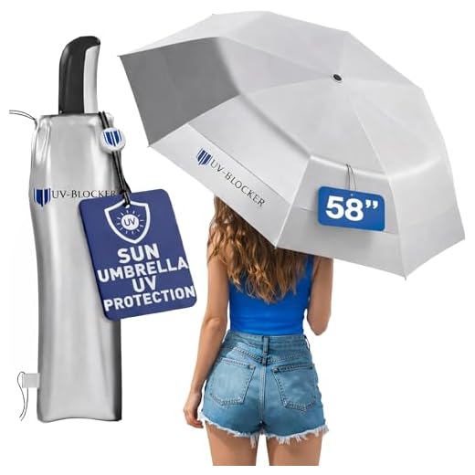 Large UV-Blocker Folding Sun Umbrella