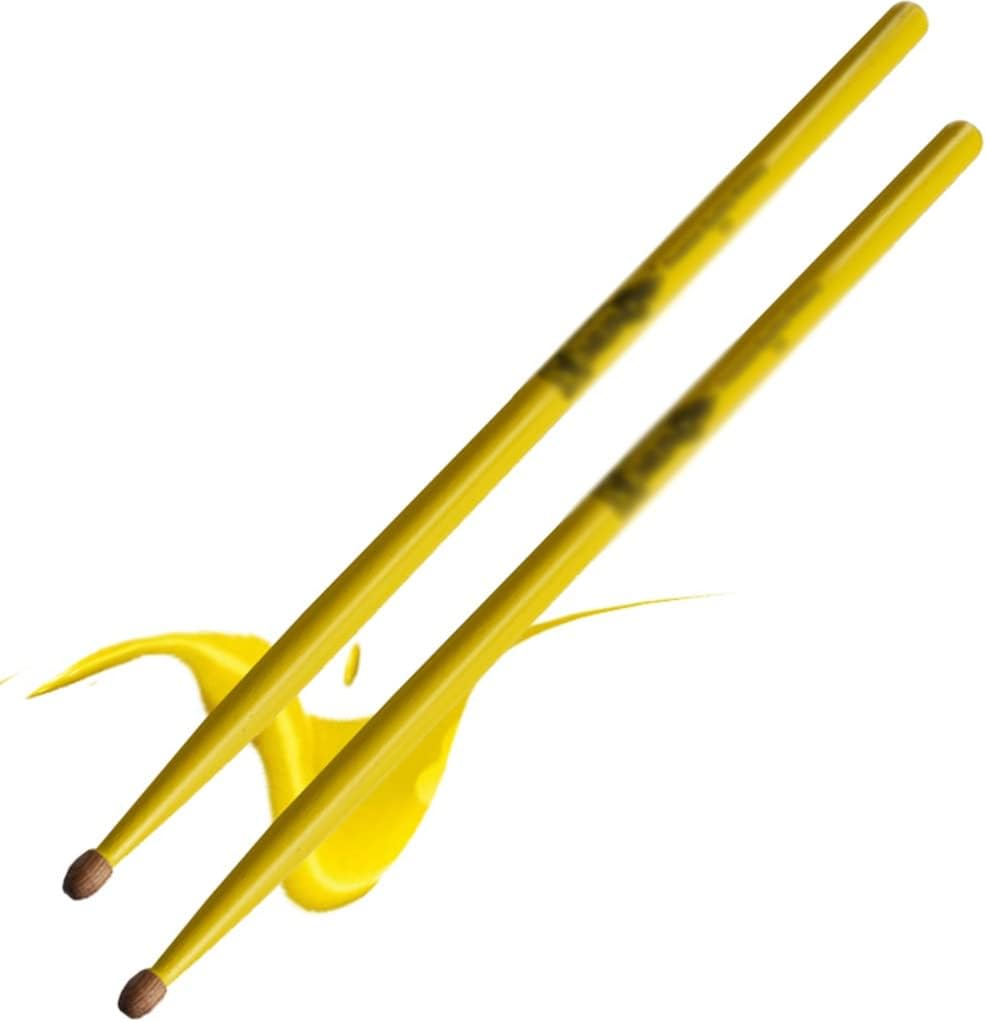 ドラムスティックセット 1ペア クラシック 5A/7A ヒッコリードラムスティック ドロップ型チップ 学生やドラマーに適しています