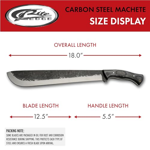 Cuchillo de jardín y bushcraft carbono 18 pulgadas miniatura 3