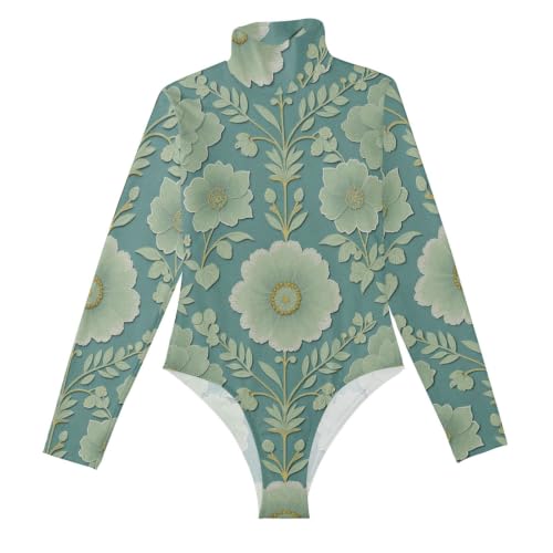 Blusa moldeadora linda para mujer GuoChe con control suave y cuello alto