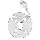 Brighton® Ersatznetzkabel, Kompatibel mit Play One, Play-1 und One SL Lautsprechern. Auch Kompatibel mit Samsung HW-Q950 & SWA-9500S/XE (3 Mtr, Weiß, 1er-Pack)