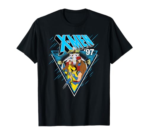 Marvel X-Men '97 Storm Rogue Gambit Wolverine Triangle T-Shirt