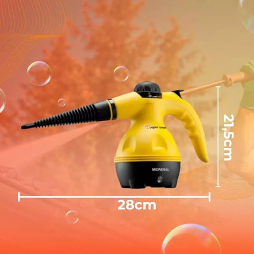 VITX Limpador Vaporizador Elétrico Portátil Multiuso Para Pisos Vidros Estofados Compacto Potente Ec