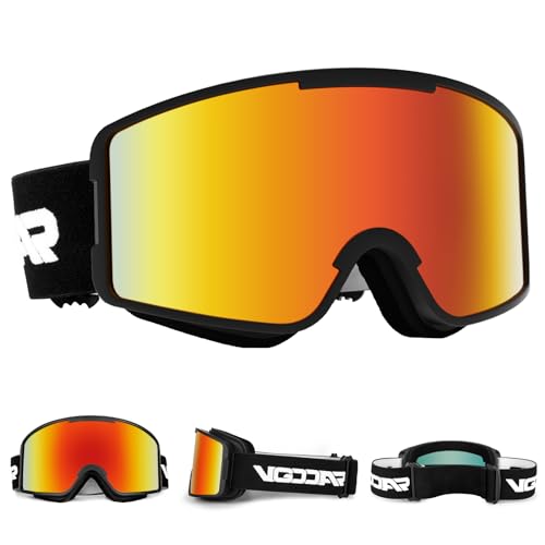 Vgooar Skibrille, OTG Zylindrischen Linse Skibrille mit Verstellbaren Langen Trägern, 100{060517d1303010ddc5eaabfca16ee9151b79d6c3adbbb7c531eafe45b82179ba} UV-Schutz Anti-Beschlag Schneebrille für Herren und Damen Vgooar Skibrille, OTG Zylindrischen Linse Skibrille mit Verstellbaren Langen Trägern, 100{060517d1303010ddc5eaabfca16ee9151b79d6c3adbbb7c531eafe45b82179ba} UV-Schutz Anti-Beschlag Schneebrille für Herren und Damen