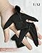 1/12 Scale Clothes Accessories Black Pullover Hoodie Sweater Pants Sweatpants Suit for 6'' Action Figure Body