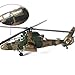 WANSUPYIN 1:100 Alloy JGSDF OH-1 Ninja Helicopter Airplane Model Metal Airplane Model for Collection