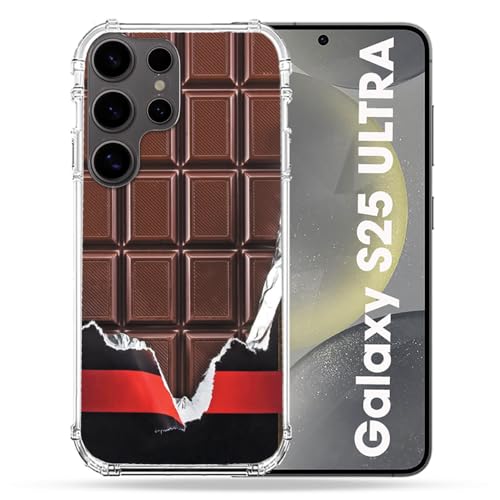Coque Samsung S25 Ultra antichoc Cokitec protection renforcée motif chocolat rigide originale