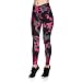 Lesubuy V Wide Waistband Full Length High Waisted Compression Gym Athletic Exercise Leggings Workout for Women XS-XL