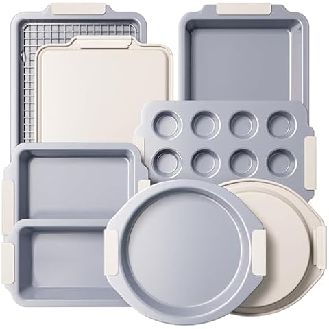 BRONYPRO Nonstick Ceramic Bakeware Set Cover