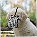 Abaodam Breathable Biting Dog Muzzle for Medium and Large Dogs Adjustable Mouth Cover Panting Allowance for Walking and Training