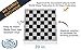 WE Games Portable Chess Board, Vinyl Travel Chess Mat with Algebraic Notation, 20 in x 20 in