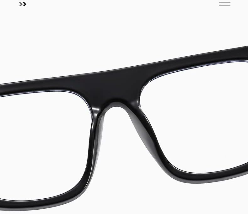 Stylowe, Duże Okulary Do Czytania Aviator, Duże Kwadratowe Okulary Blokujące Niebieskie światło Do Czytania Przy Komputerze, Niezniszczalne Okulary, A4, 200